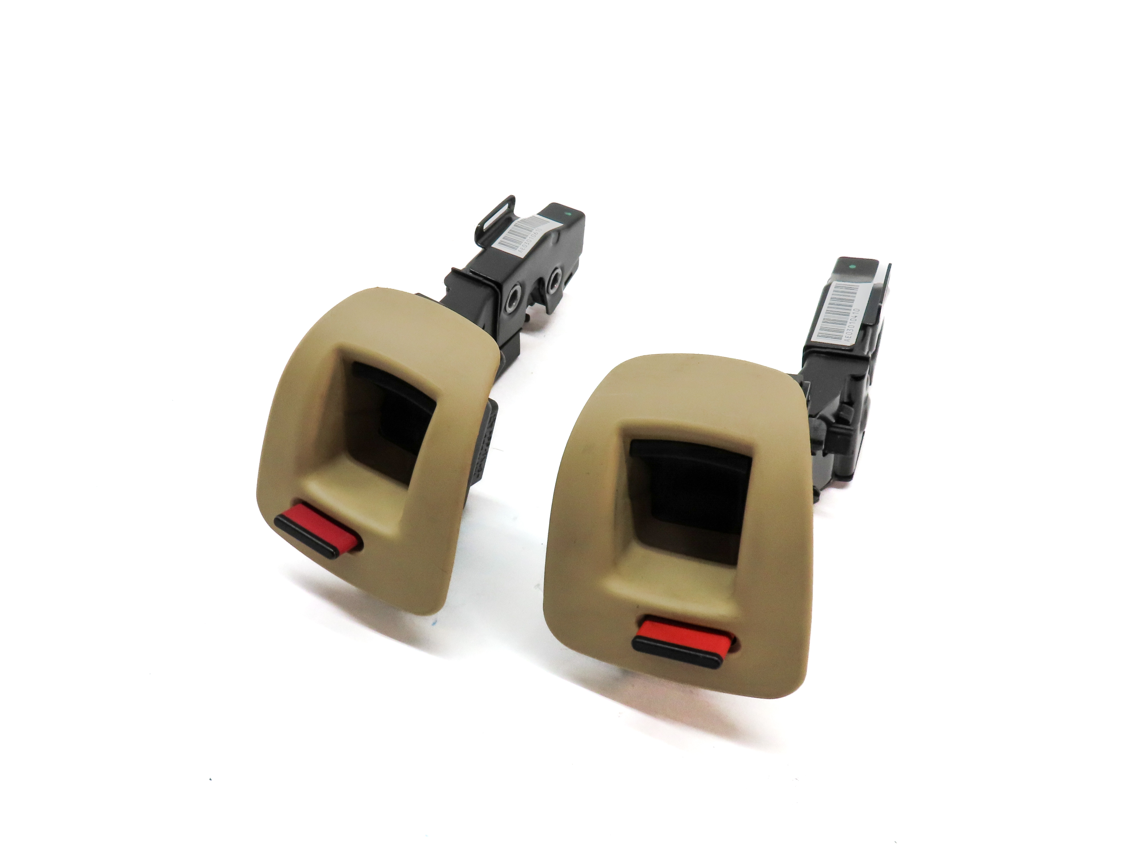2010 BMW X5 (E70) REAR LEFT & RIGHT SEAT FOLD DOWN UP LATCH RELEASE BUTTON BEIGE — exact item pictured